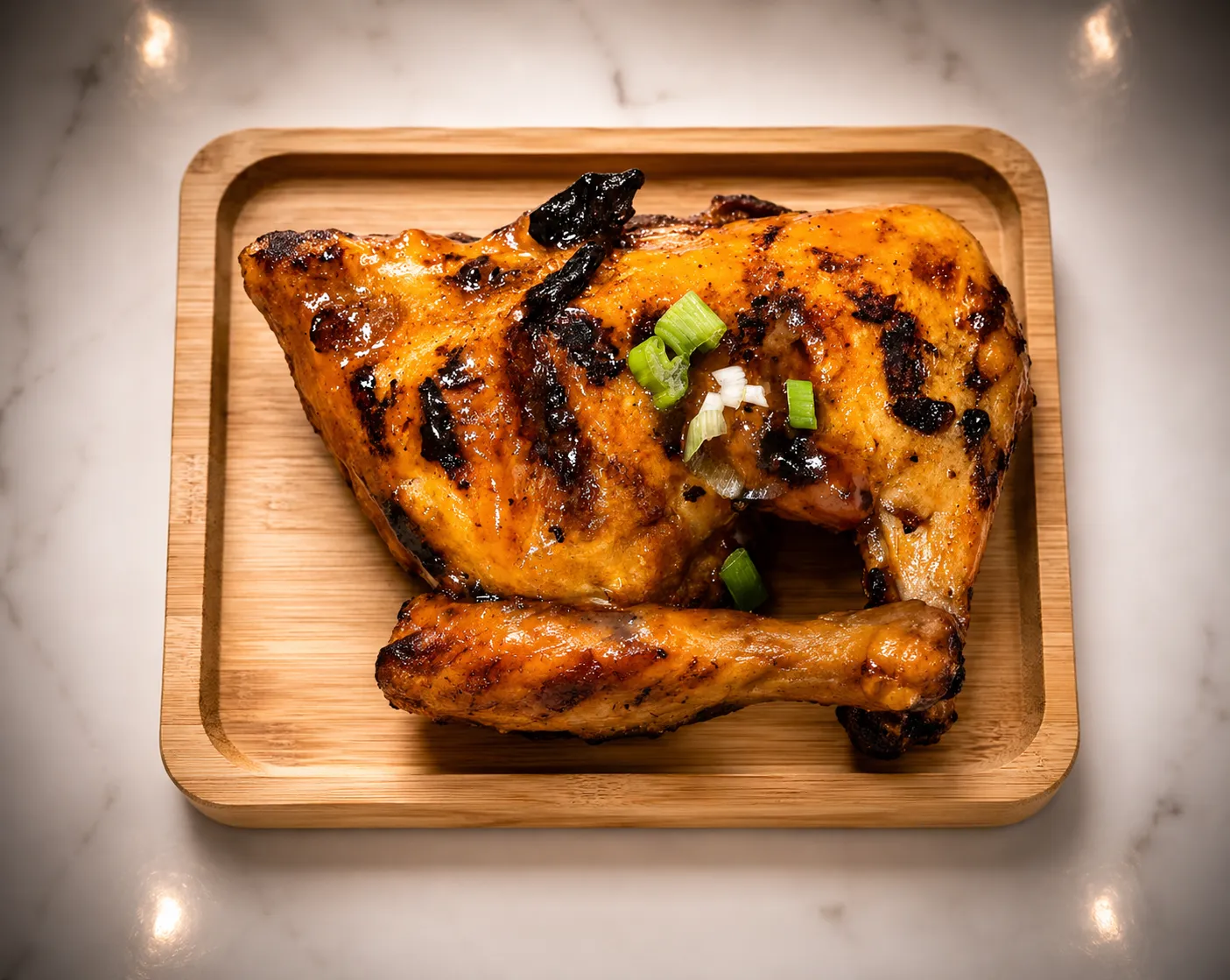 Chicken Inasal grilled marinated chicken at Jenmuel's Lechon Cebu and Grill Winnipeg